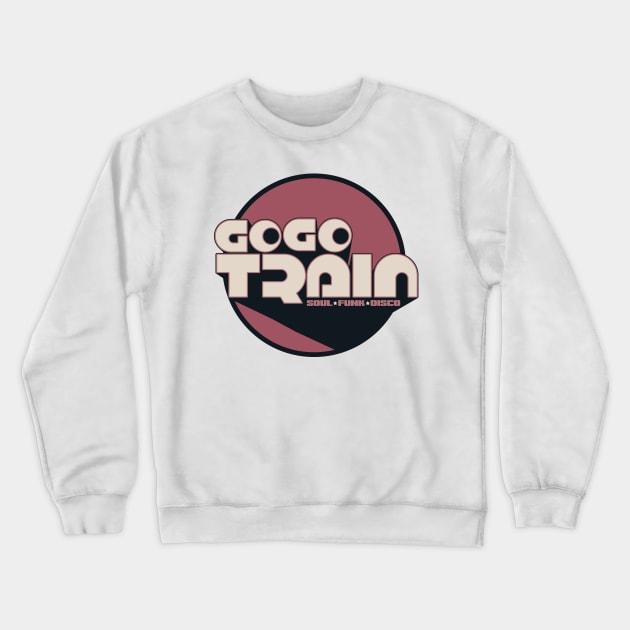 The GoGo Train Crewneck Sweatshirt by modernistdesign